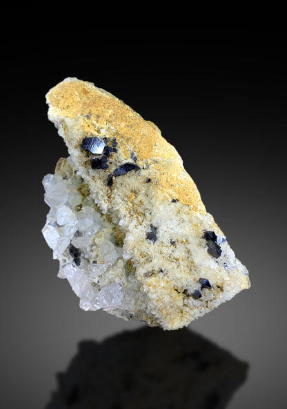 Rare Anatase Crystals with Quartz on Matrix from Baluchistan Pakistan - 655 gram