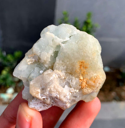 Blue Aquamarine Crystals on Matrix From Pakistan - 75 Grams