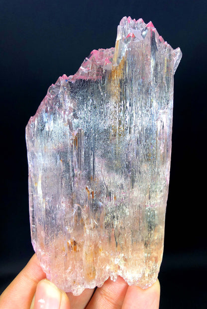 Natural Pink Color Kunzite with Complex Mountain Shape Terminations, Raw Kunzite, Kunzite Stone, Kunzite Specimen - 150 gram