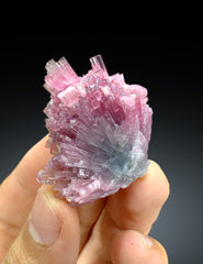 Cotton Candy Bicolor Tourmaline Cluster from Afghanistan - 24 gram