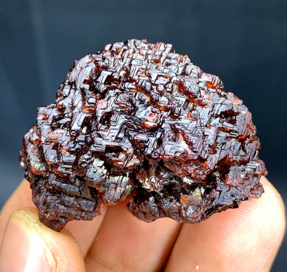 Etched Red Spessartine Garnet Crystal from Skardu Pakistan - 30 gram