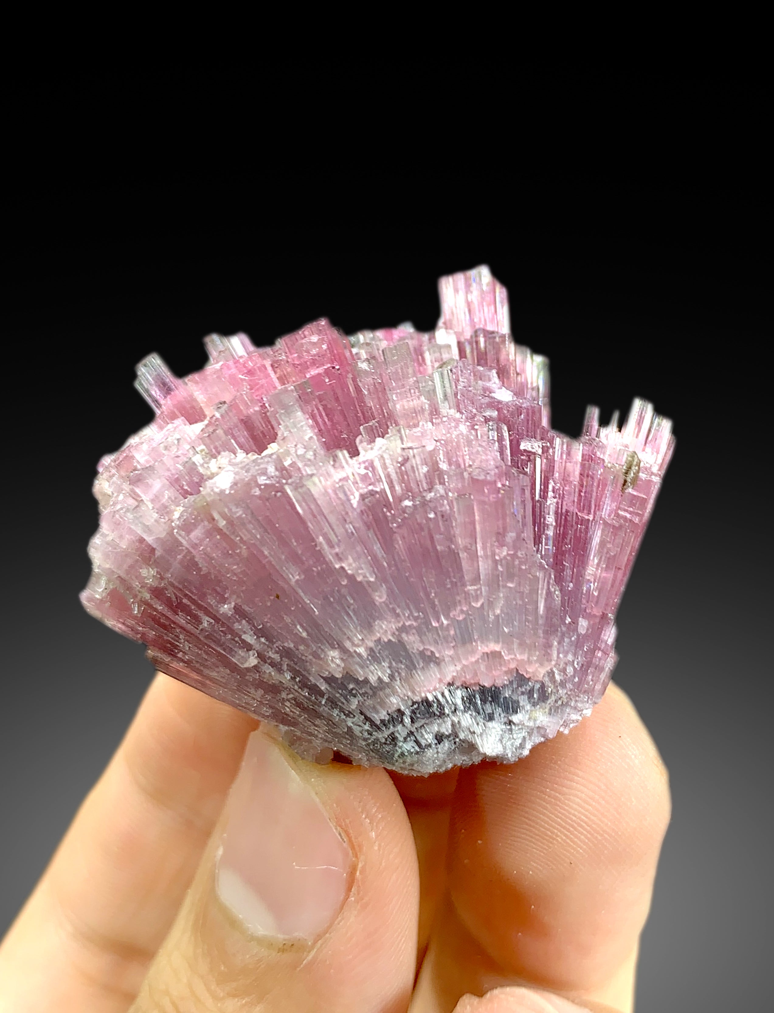 Cotton Candy Bicolor Tourmaline Cluster from Afghanistan - 38 gram