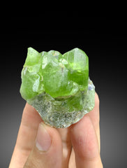 Lush Green Peridot Crystal from Supat valley Kohistan Pakistan - 62 gram