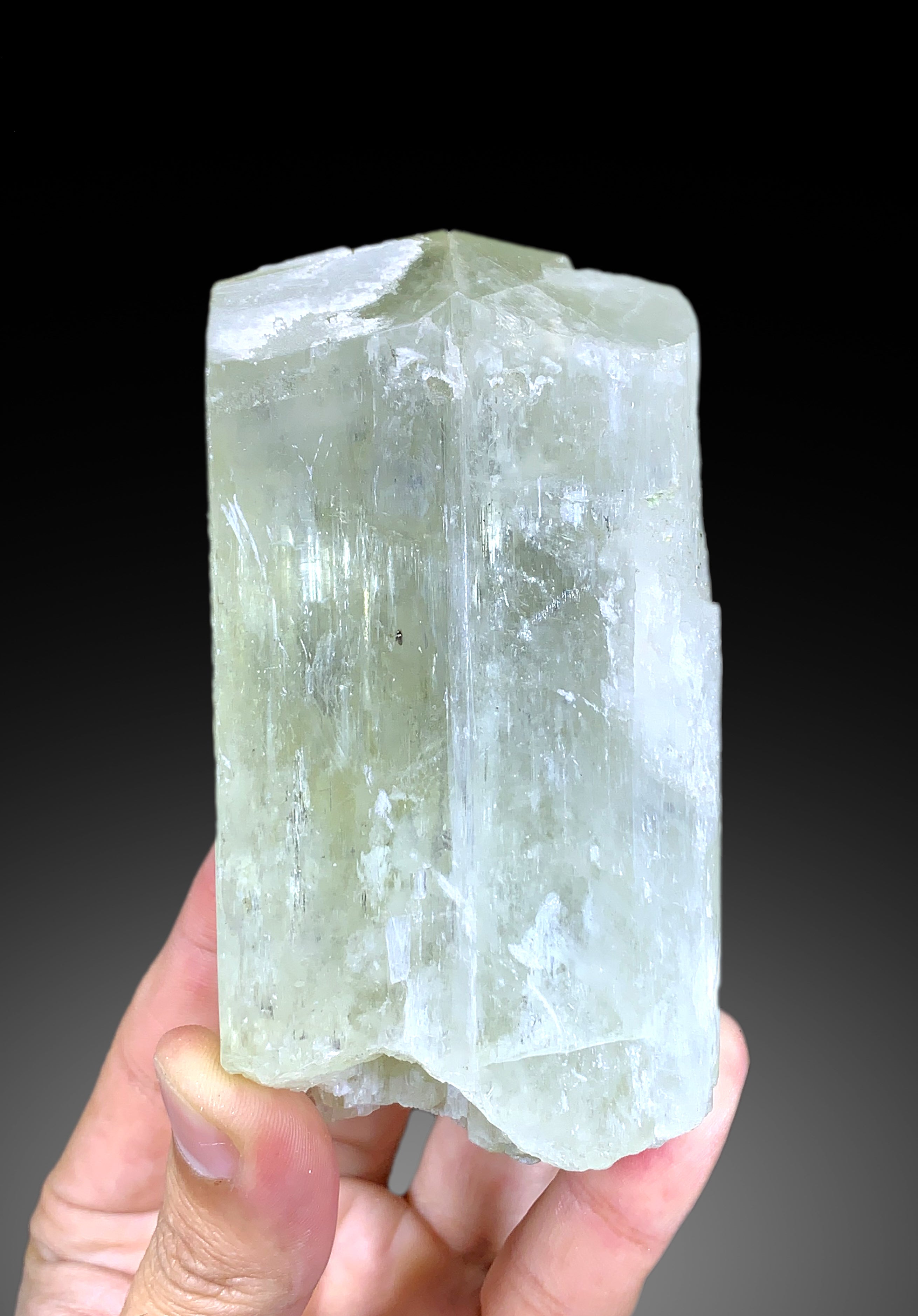 Natural Terminated Yellow Triphane Kunzite Crystal From Afghanistan - 495 gram