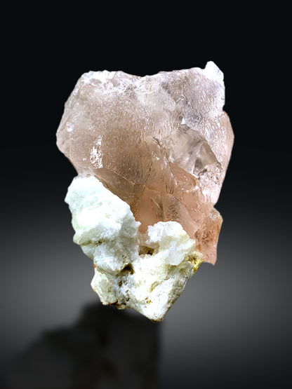 Etched Pink Morganite on Albite from Afghanistan - 230 grans