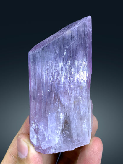 Natural Purple Pink Kunzite Crystal from Afghanistan - 166 gram