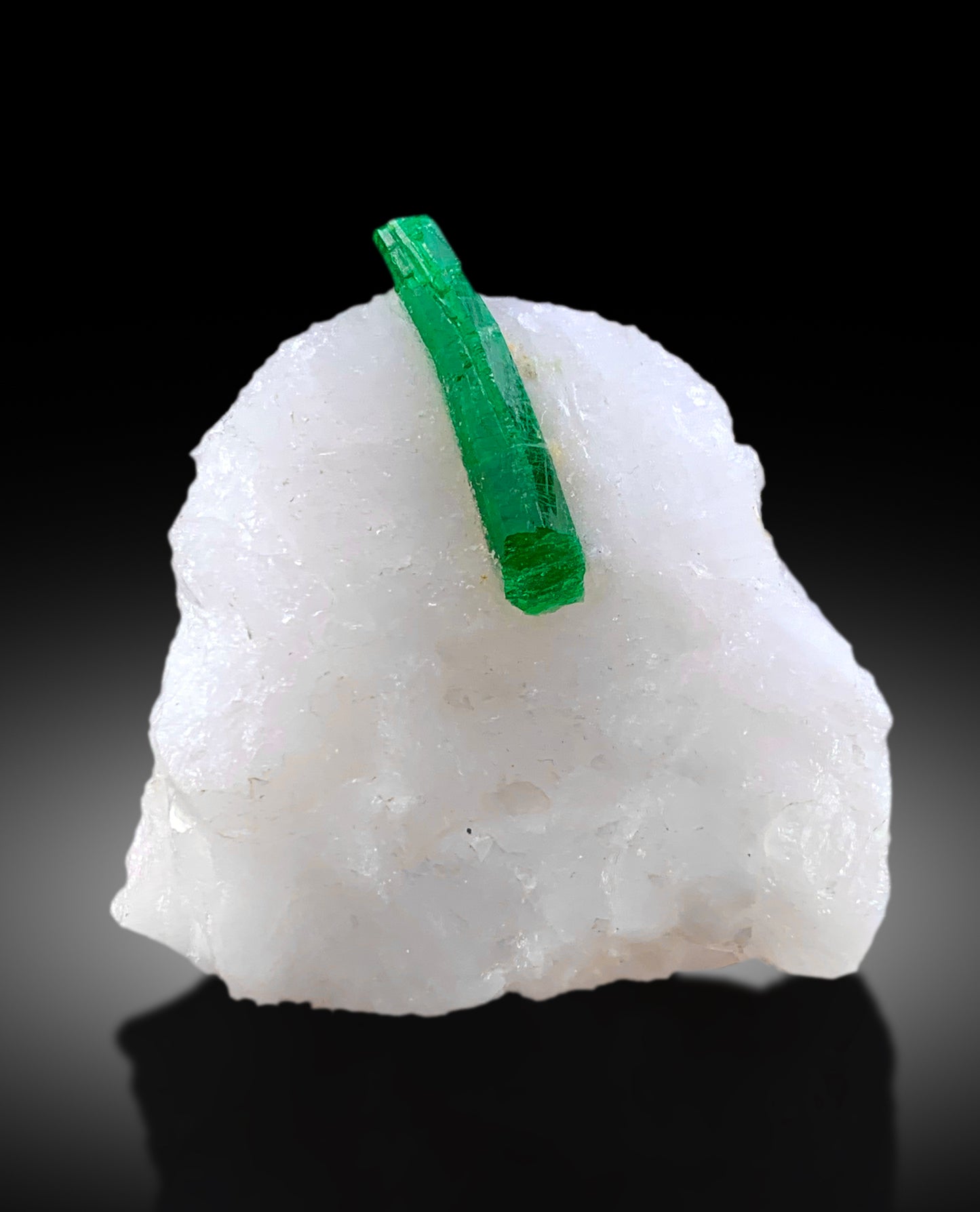 Lush Green Color Emerald Crystal on Matrix, Emerald Specimen, Raw Mineral, Emerald Stone, Emerald from Pakistan - 108 gram