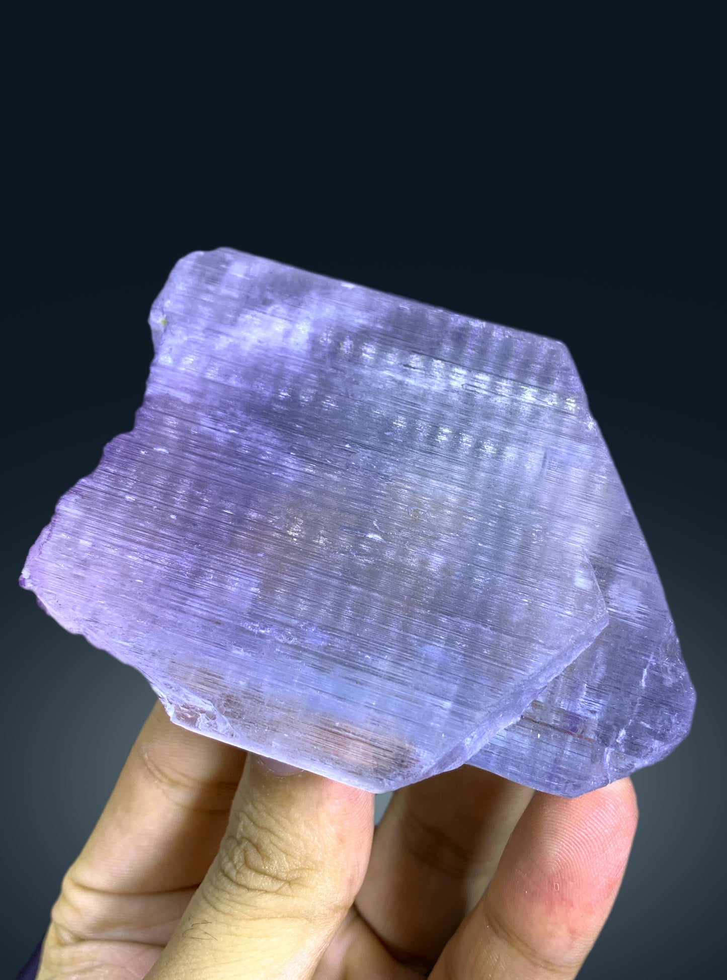 v Shape Terminated Purple Pink Kunzite Crystal from Afghanistan - 197 gram v Shape Terminated Purple Pink Kunzite Crystal from Afghanistan - 197 gram