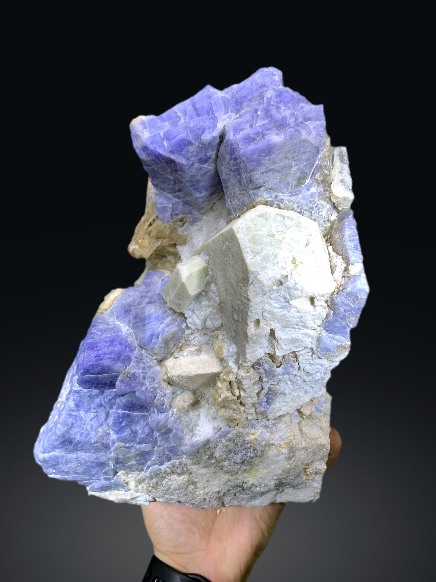 Fluorescent Purple Hackmanite with Winchite Specimen from Badakhshan Afghanistan - 4.8 Kg