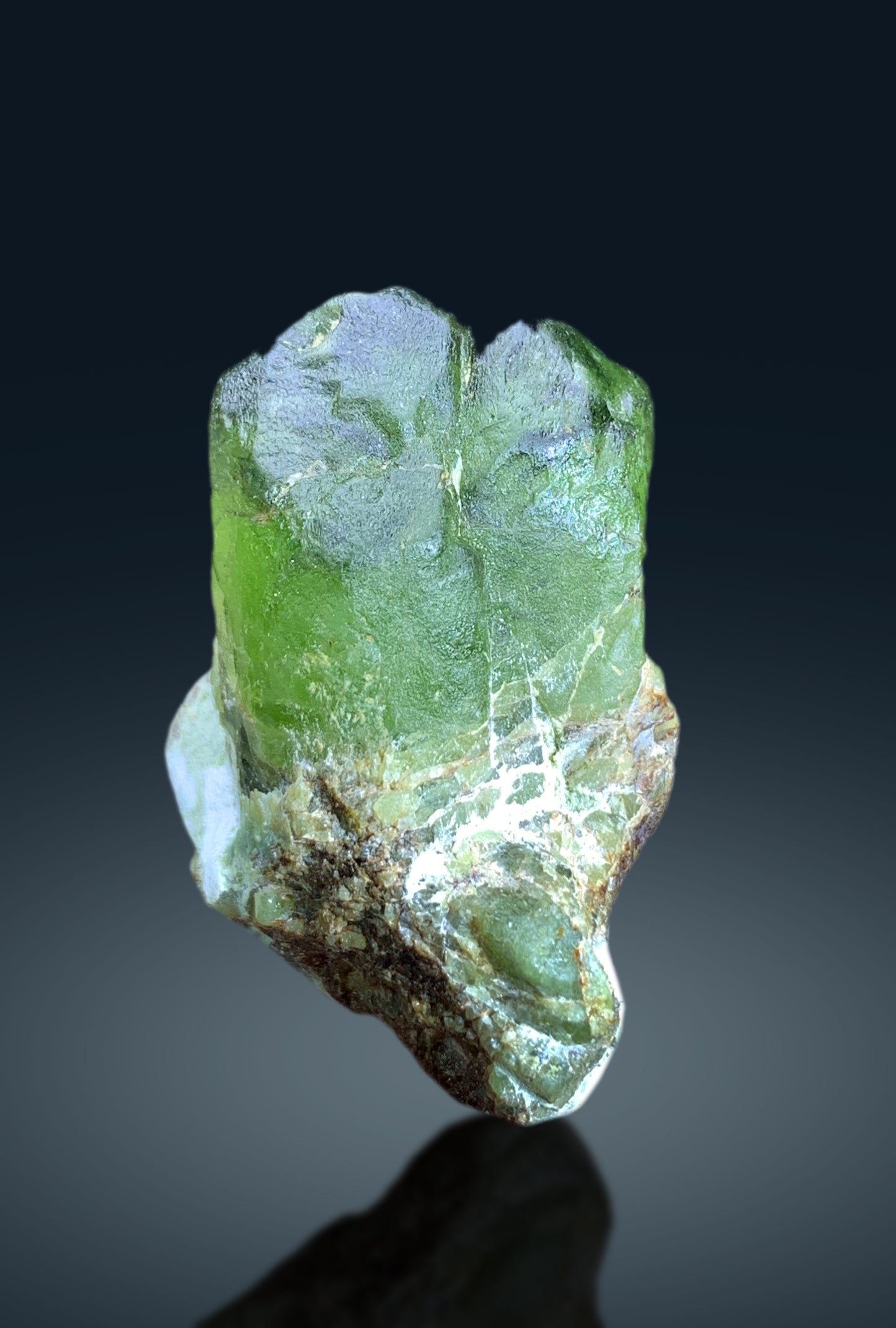 Lush Green Peridot Specimen from Supat valley Pakistan - 62 gram