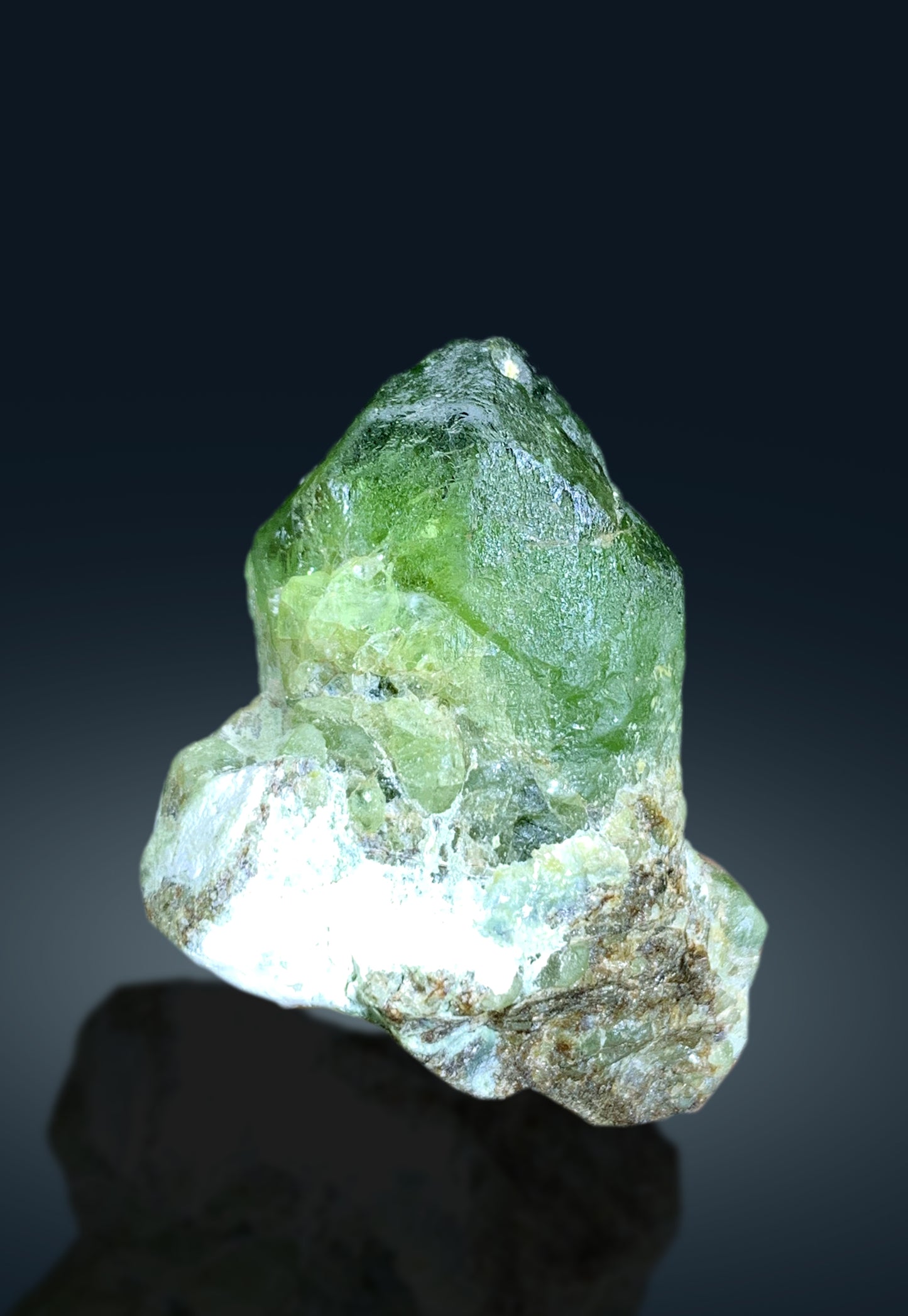 Lush Green Peridot Specimen from Supat valley Pakistan - 62 gram