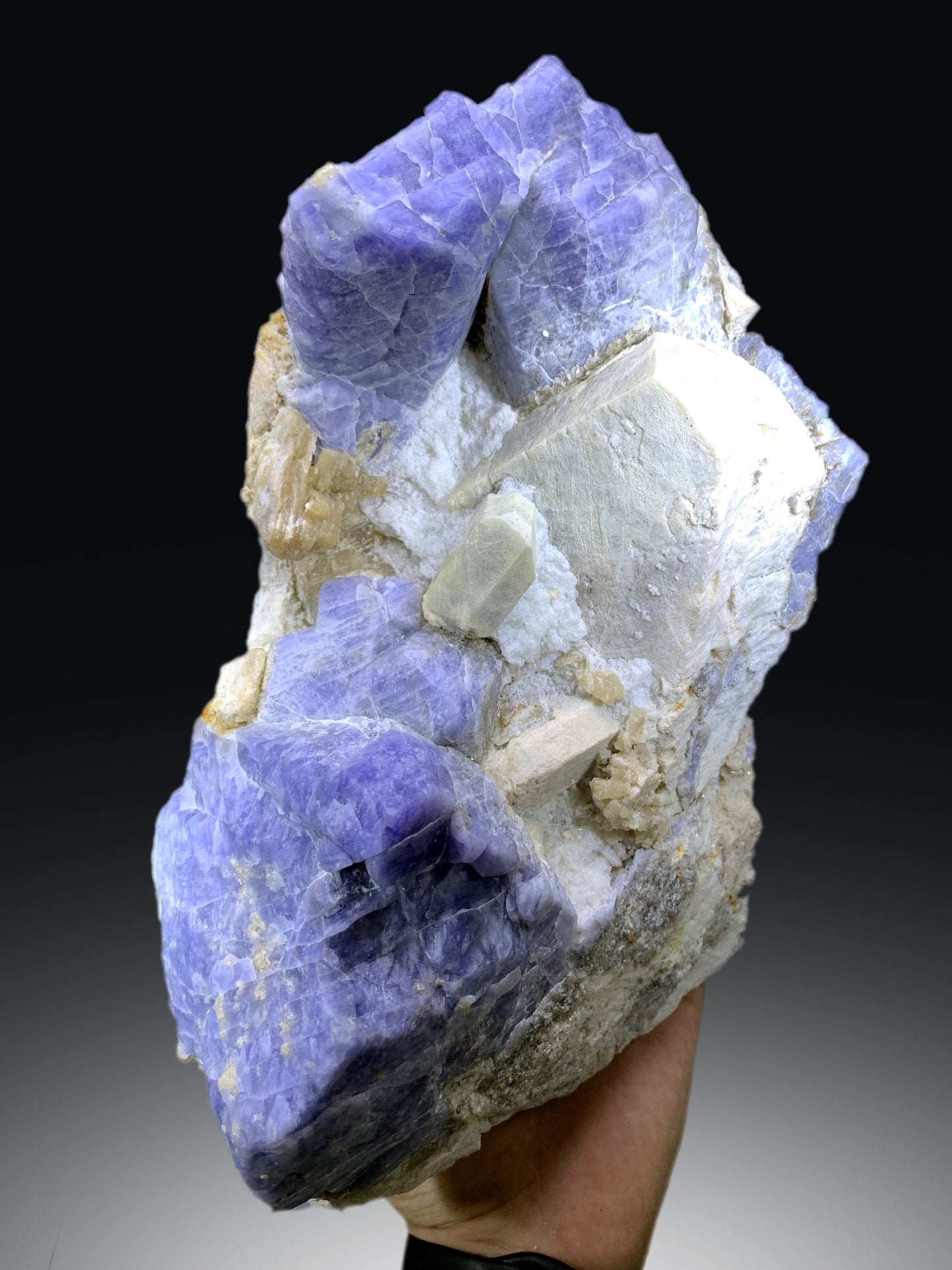 Fluorescent Purple Hackmanite with Winchite Specimen from Badakhshan Afghanistan - 4.8 Kg