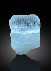 Sky Blue Color Etched Aquamarine Crystal from Shigar valley Skardu Pakistan - 95 gram