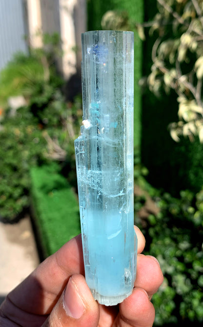 Sky Blue Aquamarine Crystal from Shigar valley Pakistan - 64 grams