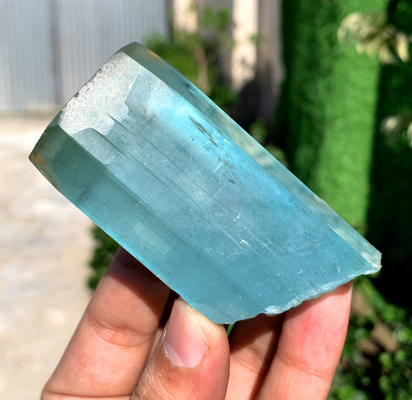 Sky Blue Aquamarine Crystal from Shigar valley Pakistan - 152 grams