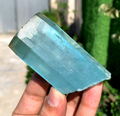 Sky Blue Aquamarine Crystal from Shigar valley Pakistan - 152 grams