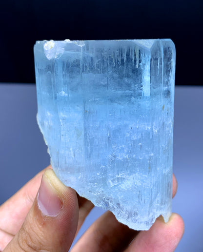 Sky Blue Aquamarine Crystal from Shigar valley Pakistan - 206 grams