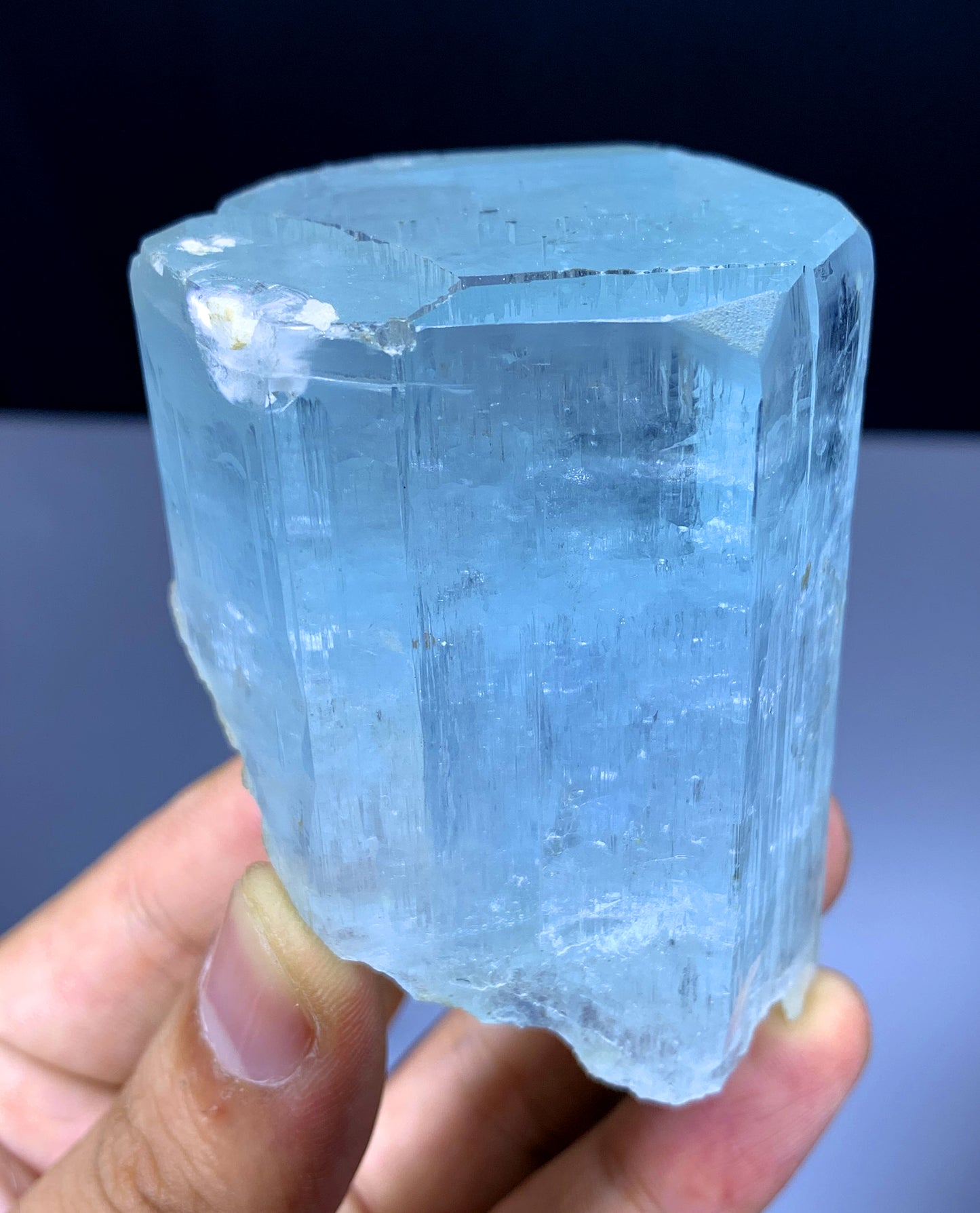 Sky Blue Aquamarine Crystal from Shigar valley Pakistan - 206 grams
