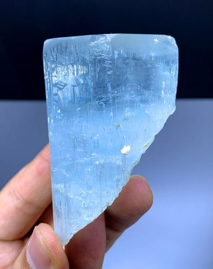 Sky Blue Aquamarine Crystal from Shigar valley Pakistan - 206 grams