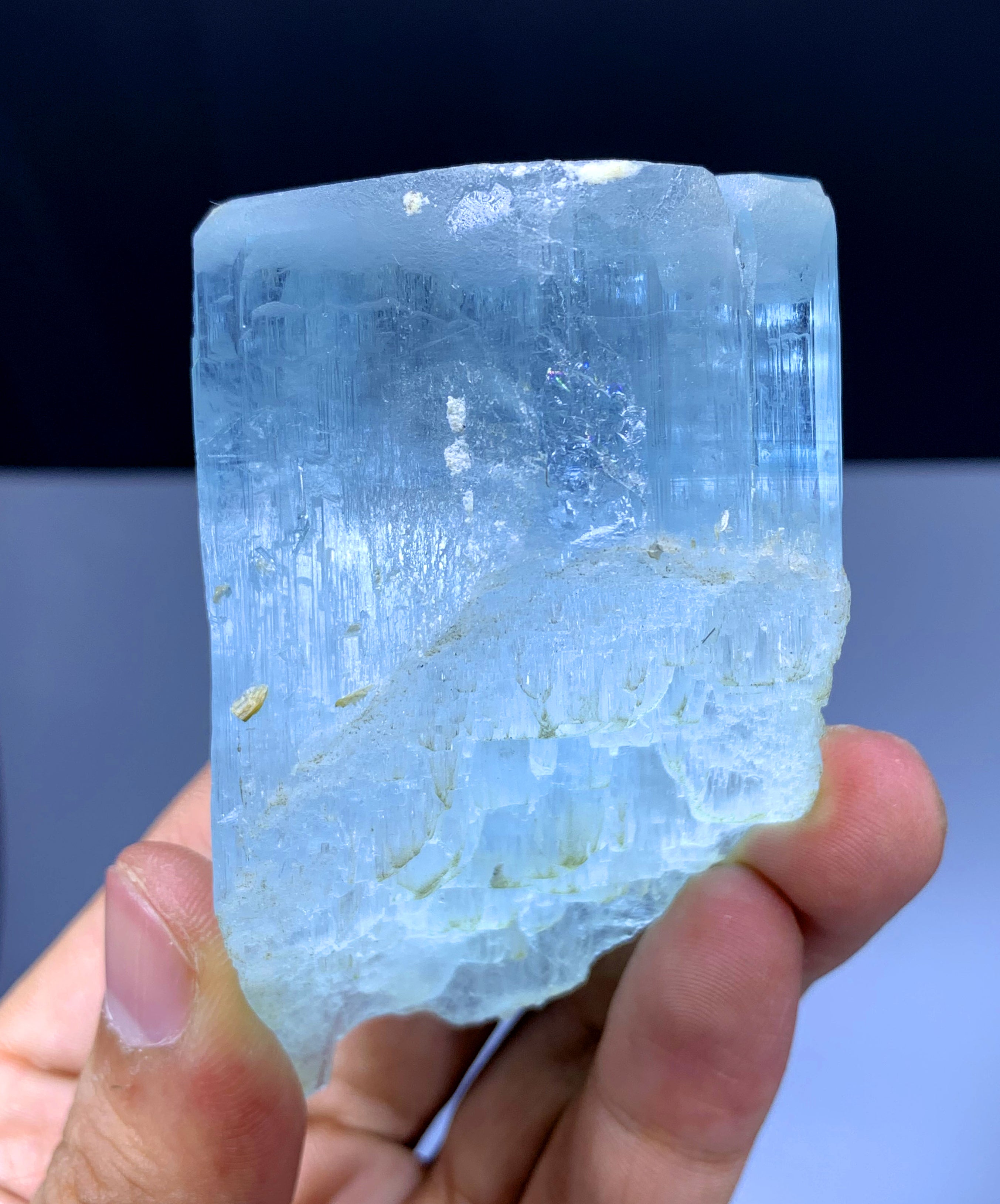 Sky Blue Aquamarine Crystal from Shigar valley Pakistan - 206 grams