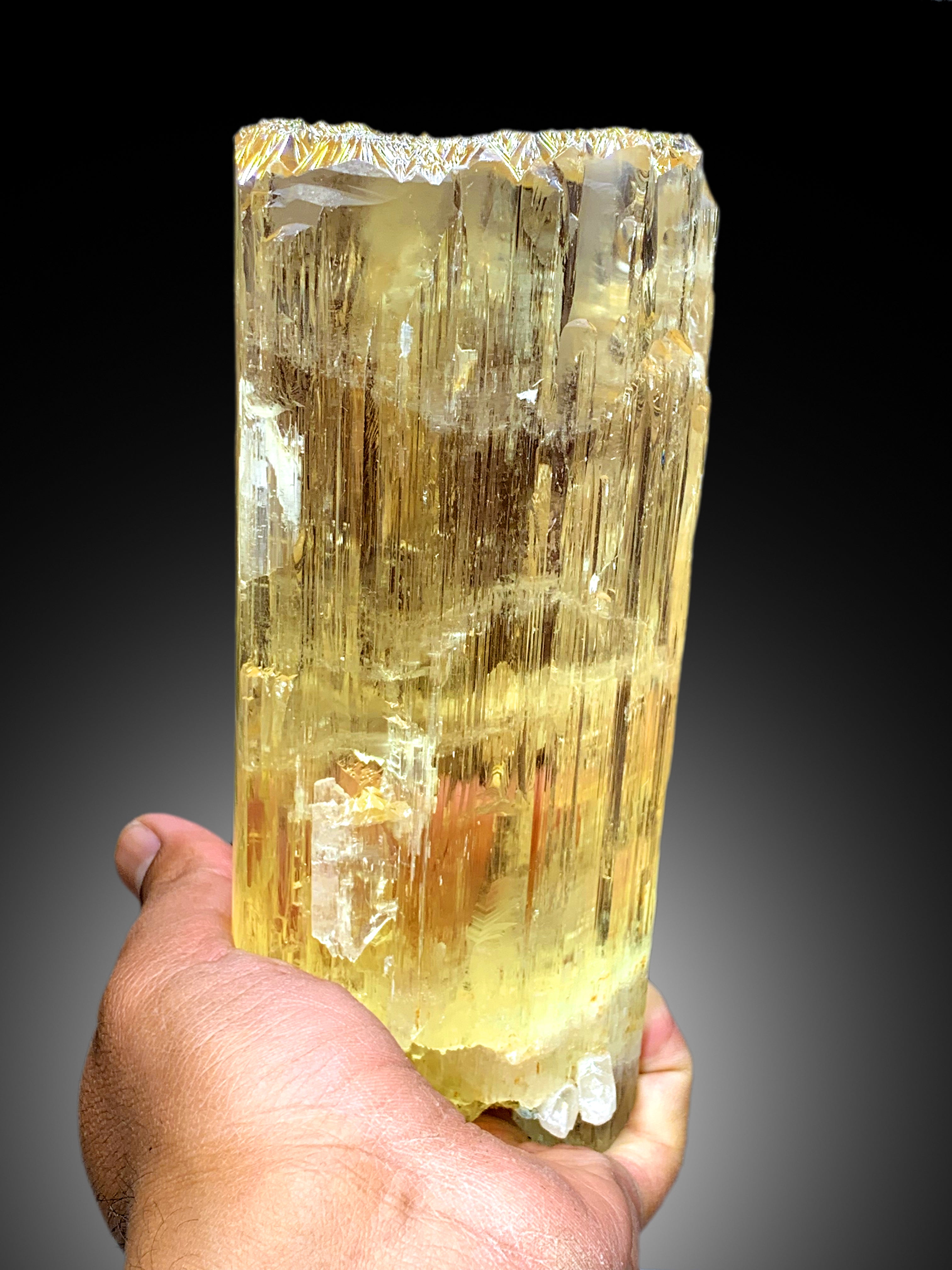 Exquisite Spodumene var Triphane with Etched Terminations Kunzite Crystal, Kunzite Specimen, Afghan Kunzite - 1374 gram