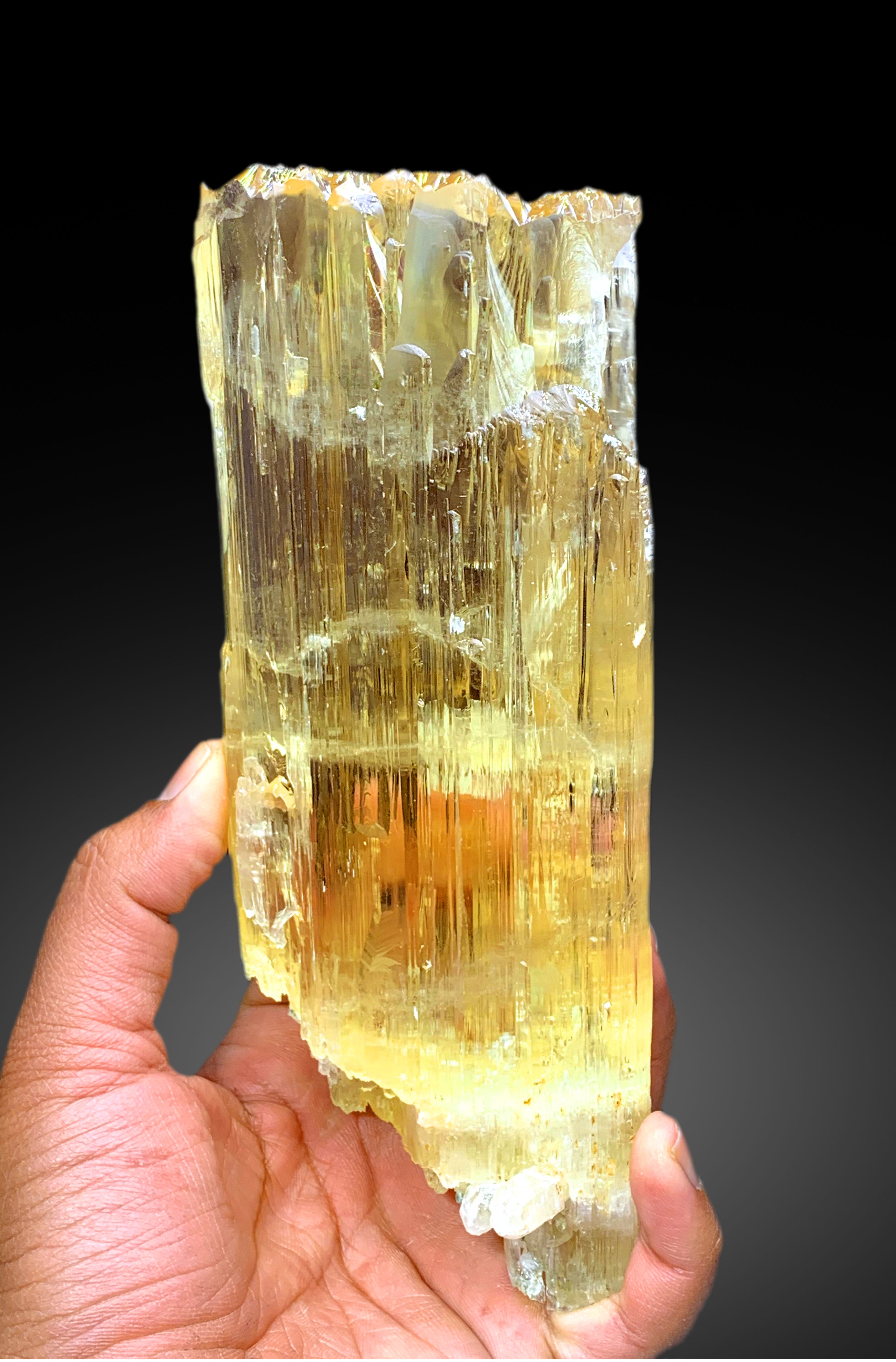 Exquisite Spodumene var Triphane with Etched Terminations Kunzite Crystal, Kunzite Specimen, Afghan Kunzite - 1374 gram