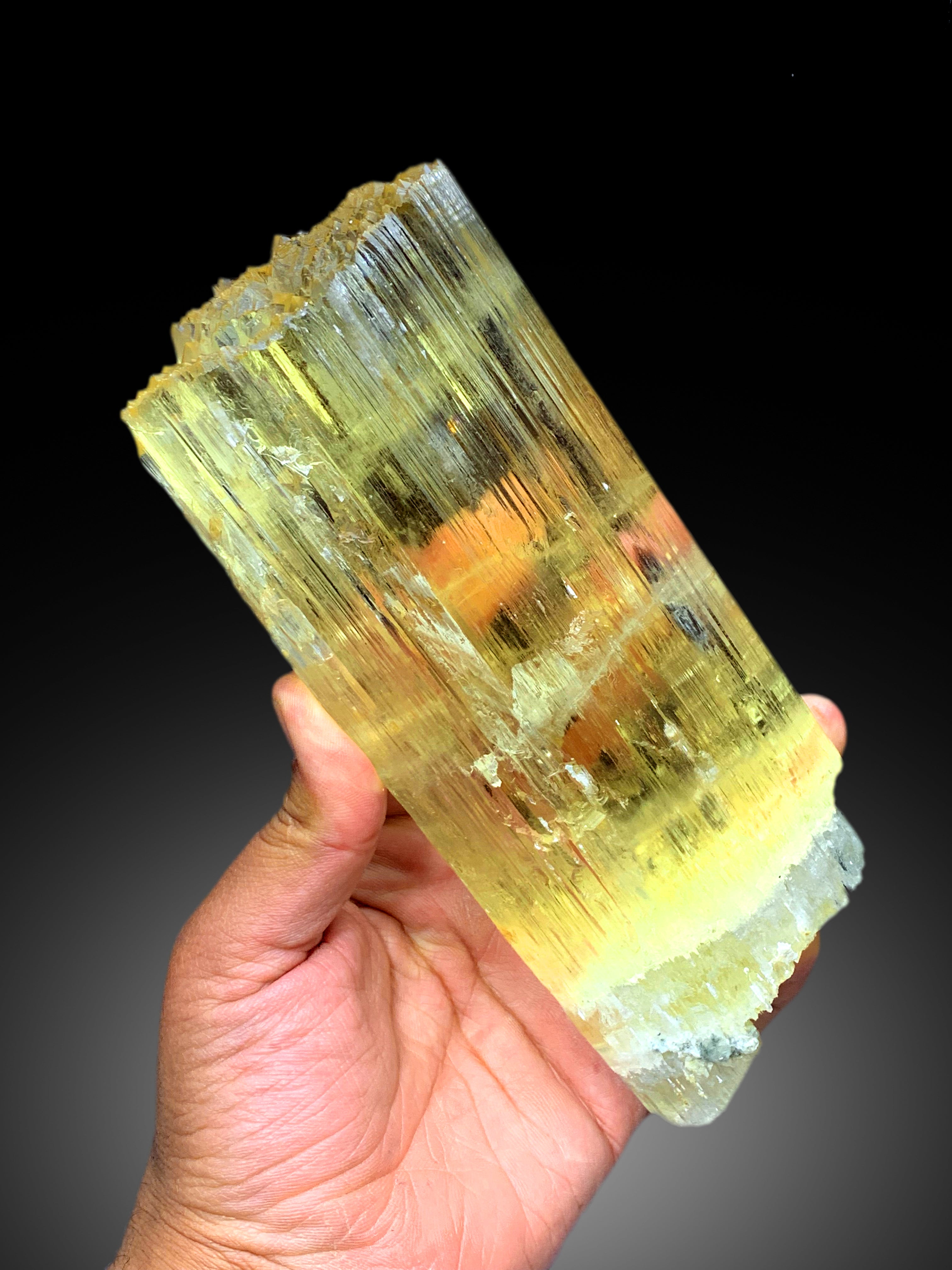 Exquisite Spodumene var Triphane with Etched Terminations Kunzite Crystal, Kunzite Specimen, Afghan Kunzite - 1374 gram