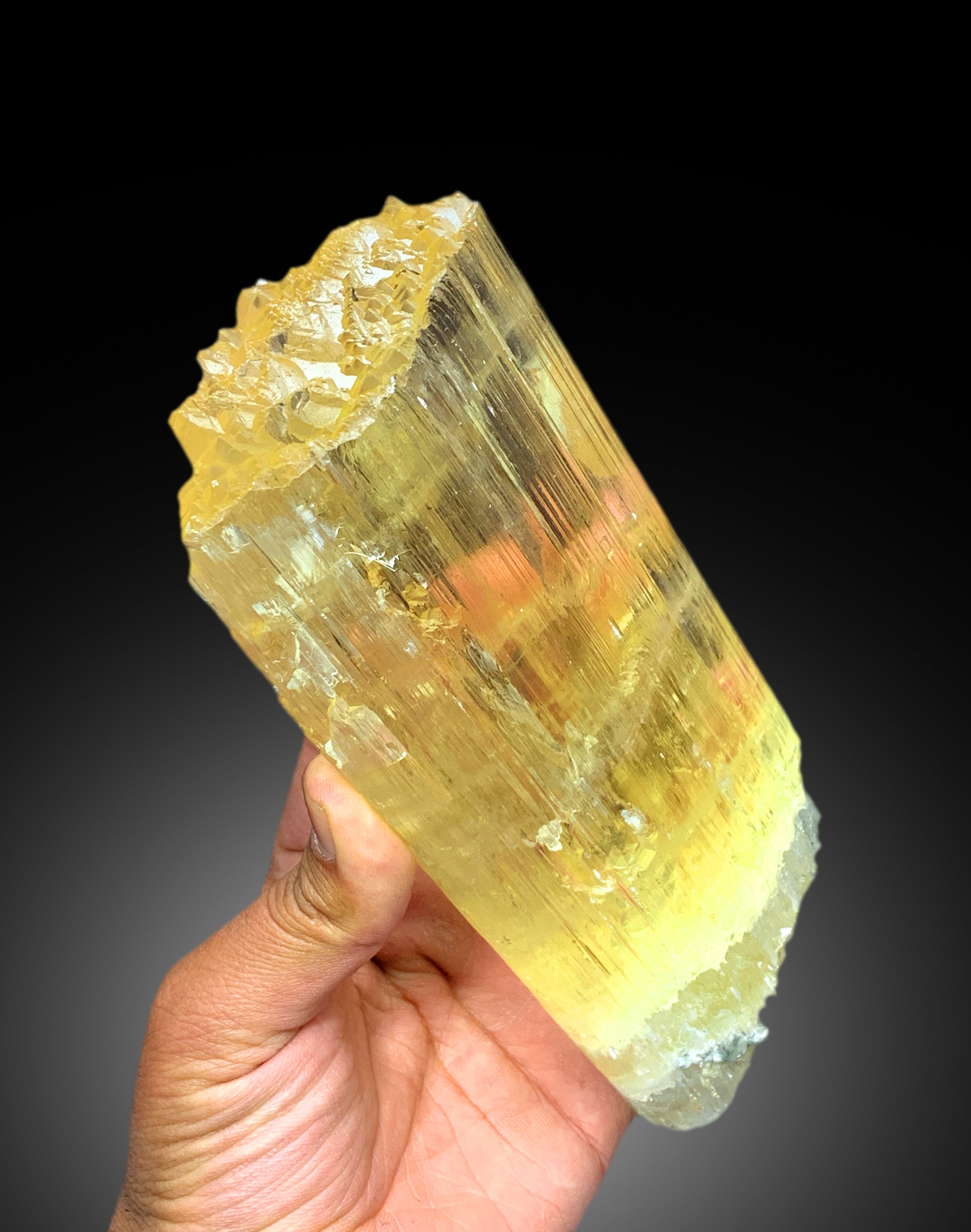 Exquisite Spodumene var Triphane with Etched Terminations Kunzite Crystal, Kunzite Specimen, Afghan Kunzite - 1374 gram