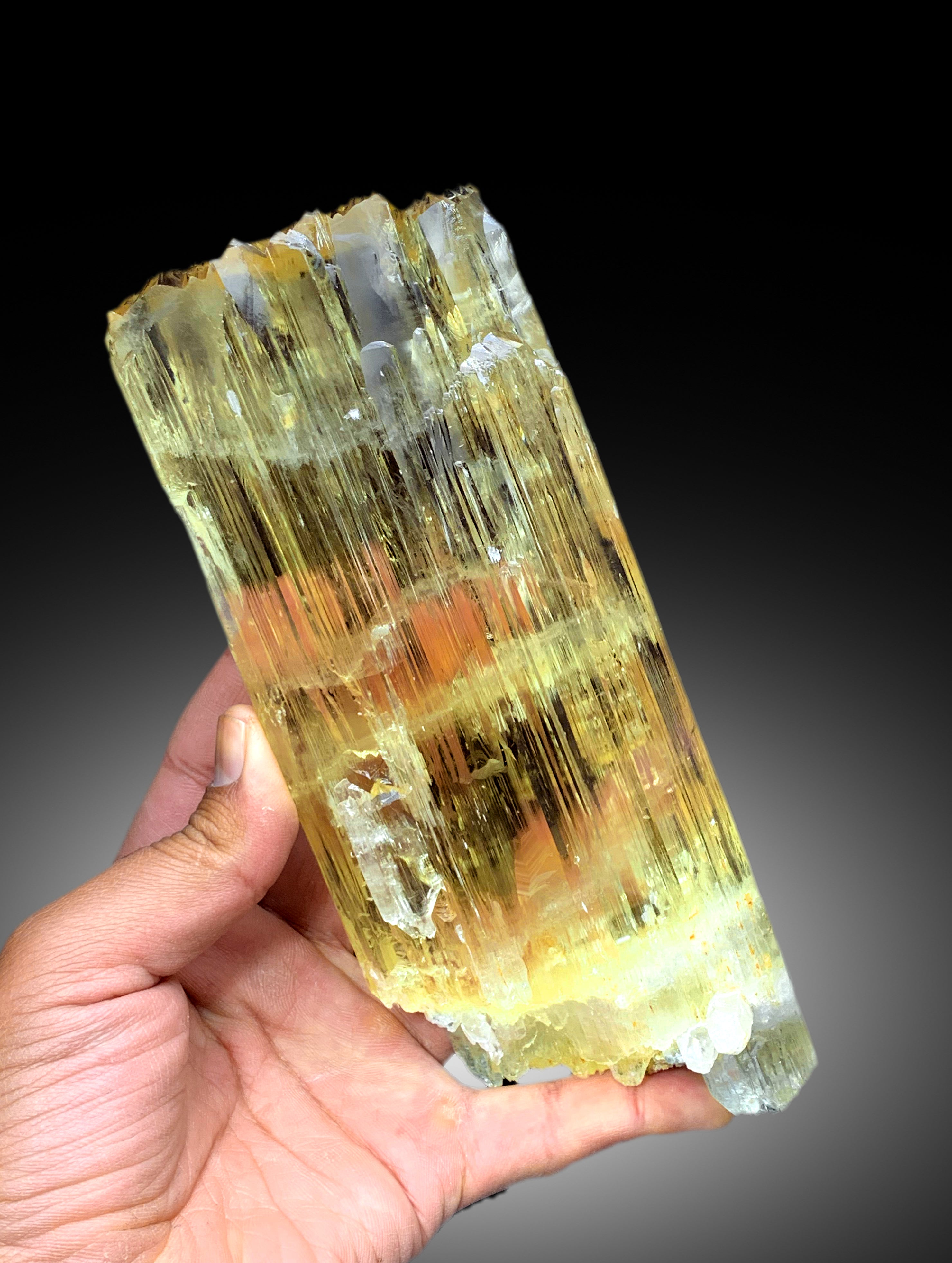 Exquisite Spodumene var Triphane with Etched Terminations Kunzite Crystal, Kunzite Specimen, Afghan Kunzite - 1374 gram