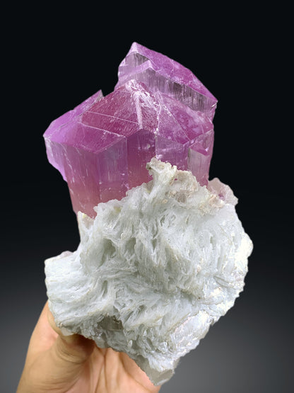 Pink Kunzite on Cleavelandite Albite from Afghanistan - 880 grams