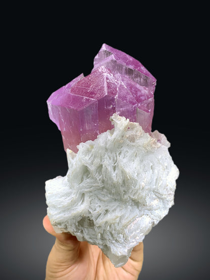 Pink Kunzite on Cleavelandite Albite from Afghanistan - 880 grams