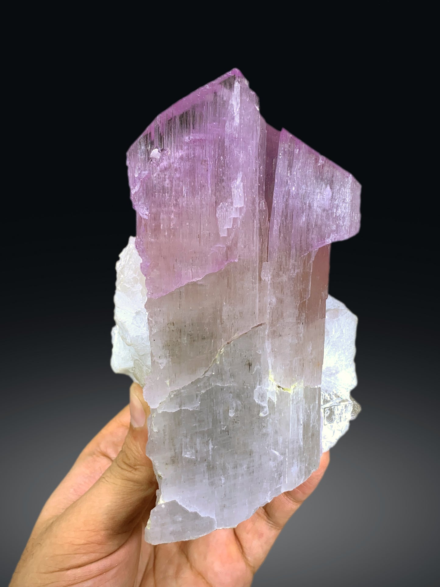 Pink Kunzite on Cleavelandite Albite from Afghanistan - 880 grams