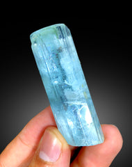 Natural Sky Blue Color Aquamarine Crystal, Terminated Aquamarine, Raw Mineral, Shigar Aquamarine - 36 gram