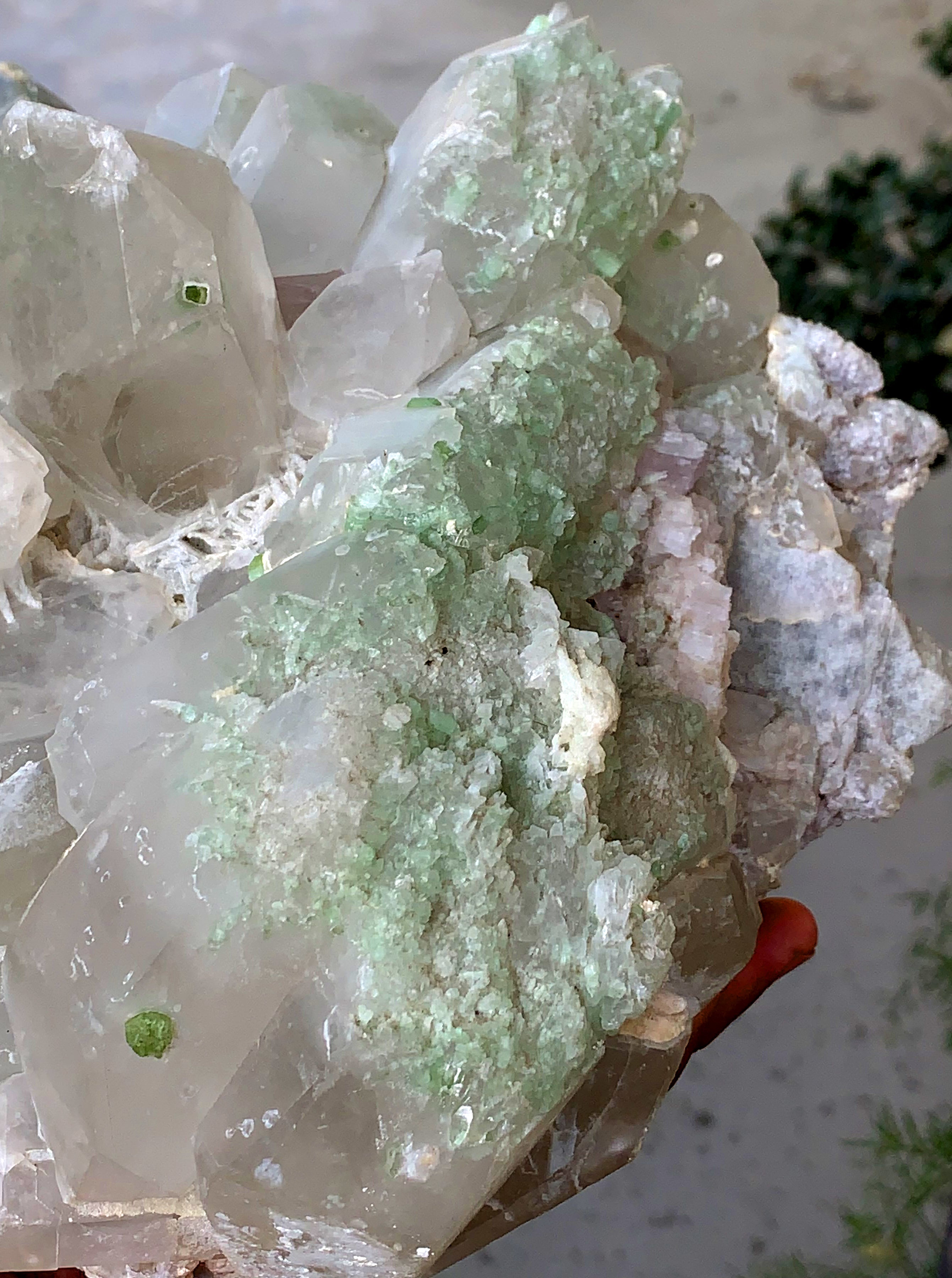 Museum Grade Pink Morganite with Quartz Green Tourmalines and Albite Specimen from Afghanistan - 8.6 Kg