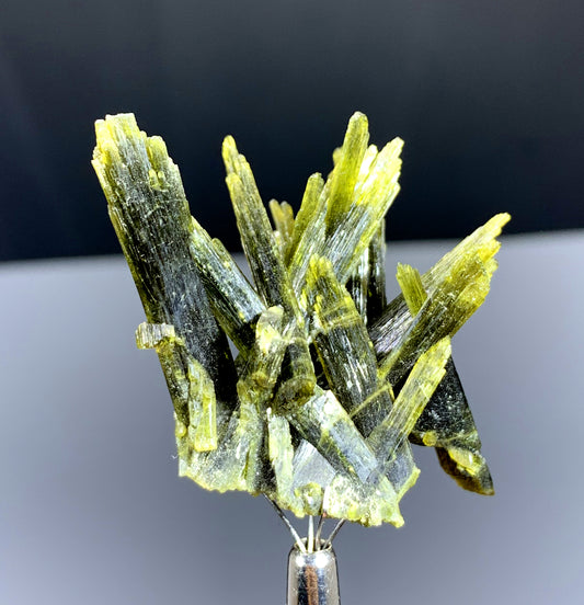 Lush Green Epidote Cluster from Skardu Pakistan - 12 gram