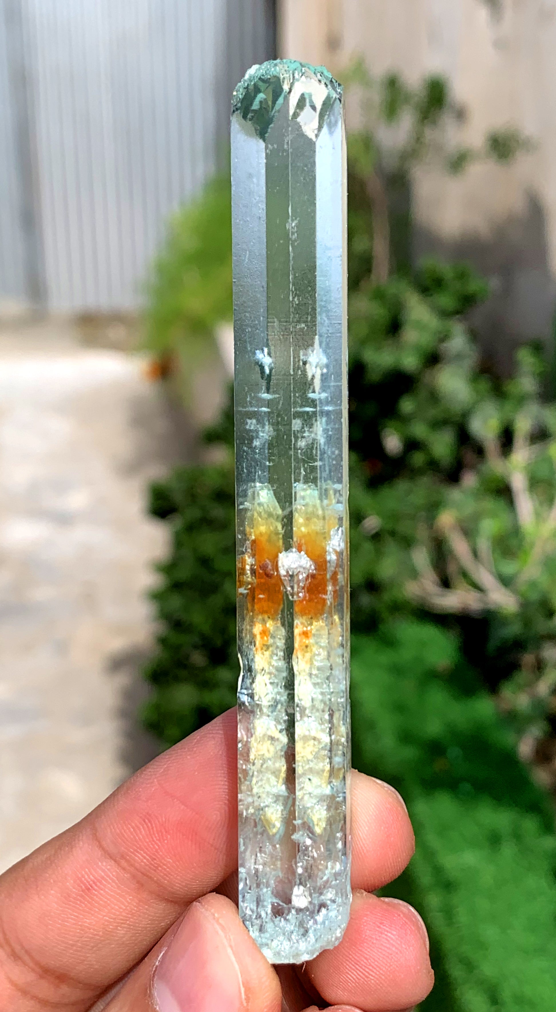 Gem Grade Blue Aquamarine Crystal from Shigar valley Pakistan - 37 grams