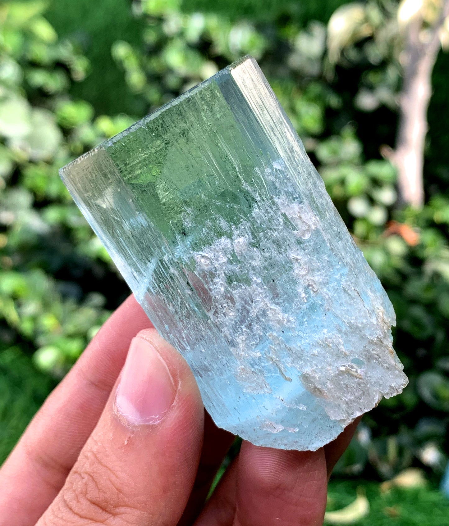 Sky Blue Aquamarine Crystal from Shigar valley Pakistan - 85 grams
