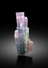 Cotton Candy Tourmaline Cluster, Bicolor Tourmaline, Tourmaline from Paprok Afghanistan - 19 gram