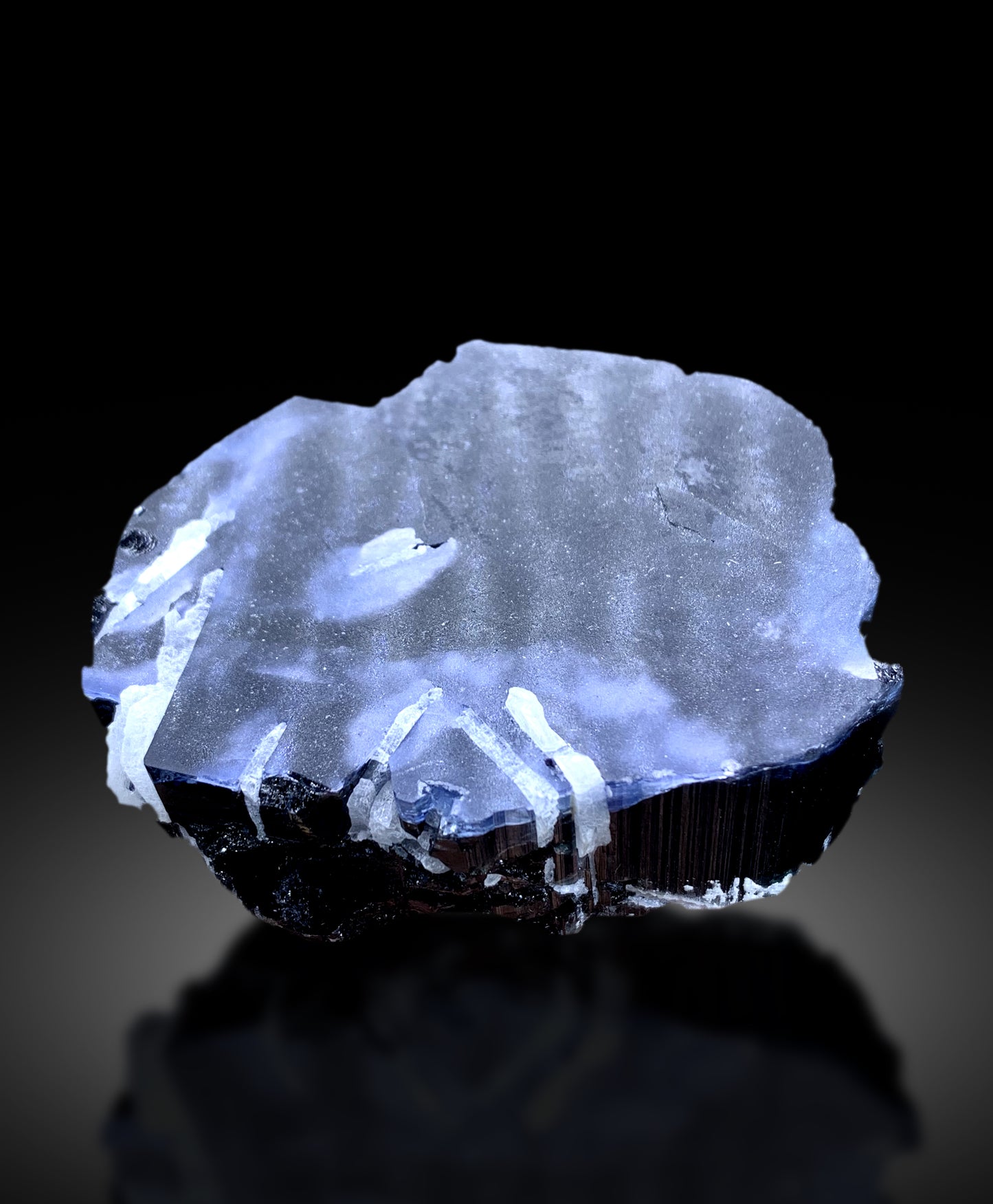 Blue Cap Tourmaline Crystal from Paprok Afghanistan - 206 gram