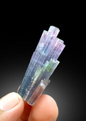 Cotton Candy Tourmaline Cluster, Bicolor Tourmaline, Tourmaline from Paprok Afghanistan - 19 gram