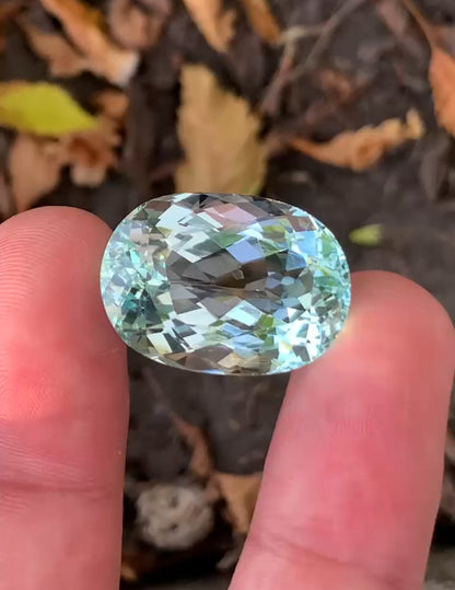 Natural Aquamarine Gemstone, Cusshion Cut Loose Gem, Aquamarine fro Jewelry Making - 37.79 carat