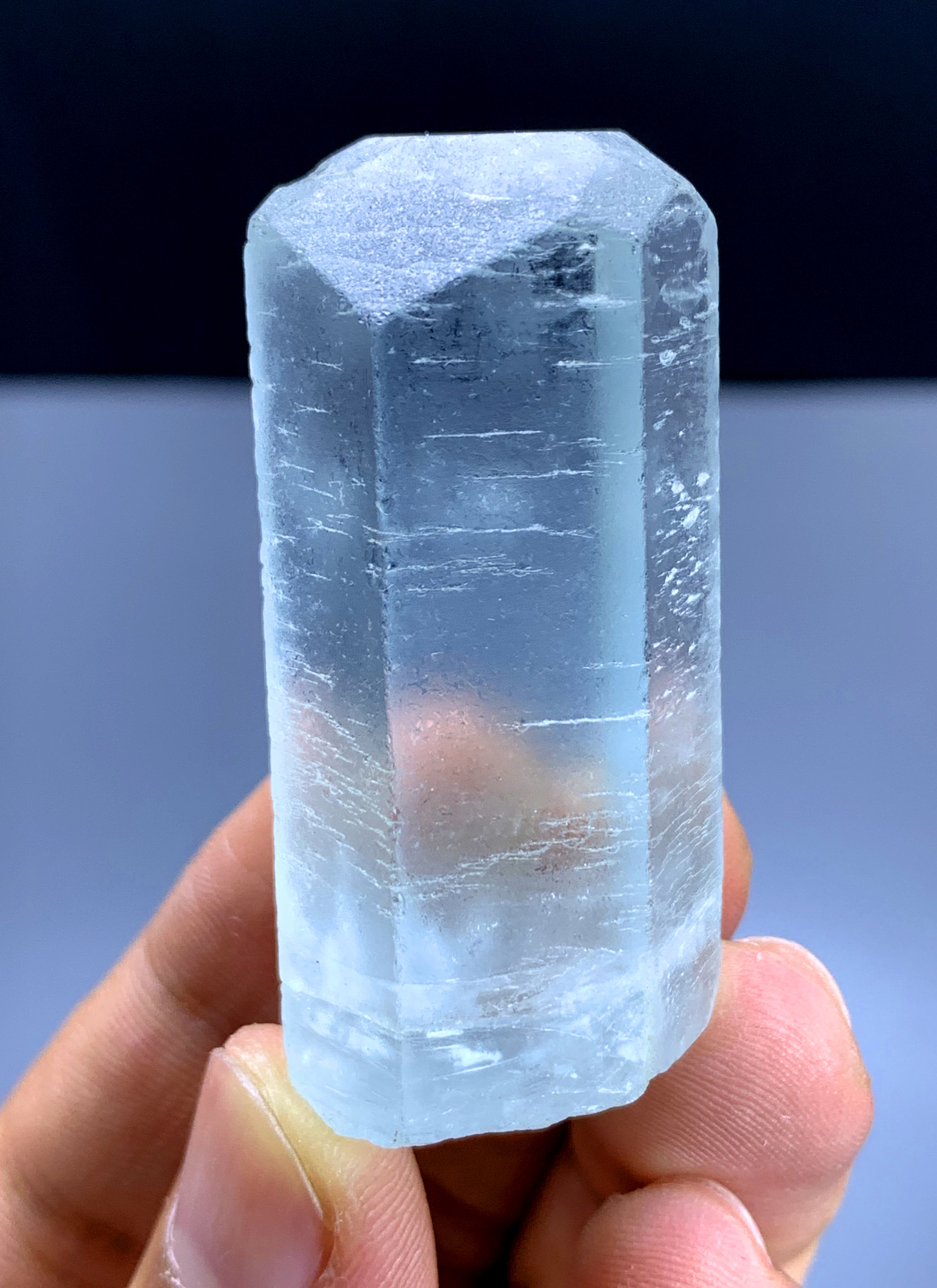 Sky Blue Aquamarine Crystal from Shigar valley Pakistan - 46 grams