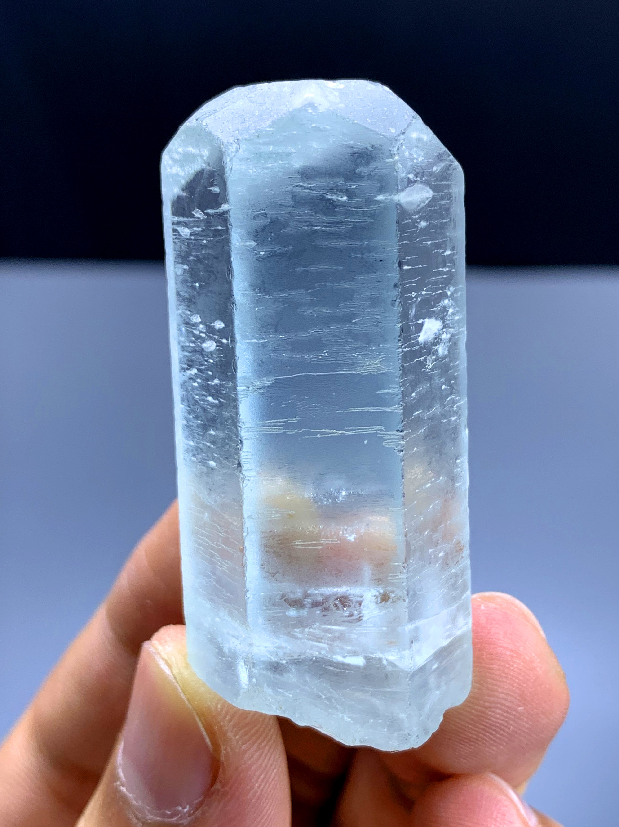 Sky Blue Aquamarine Crystal from Shigar valley Pakistan - 46 grams