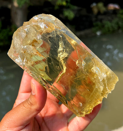 Gemmy Yellow Triphane Kunzite Crystal from Afghanistan - 804 gram