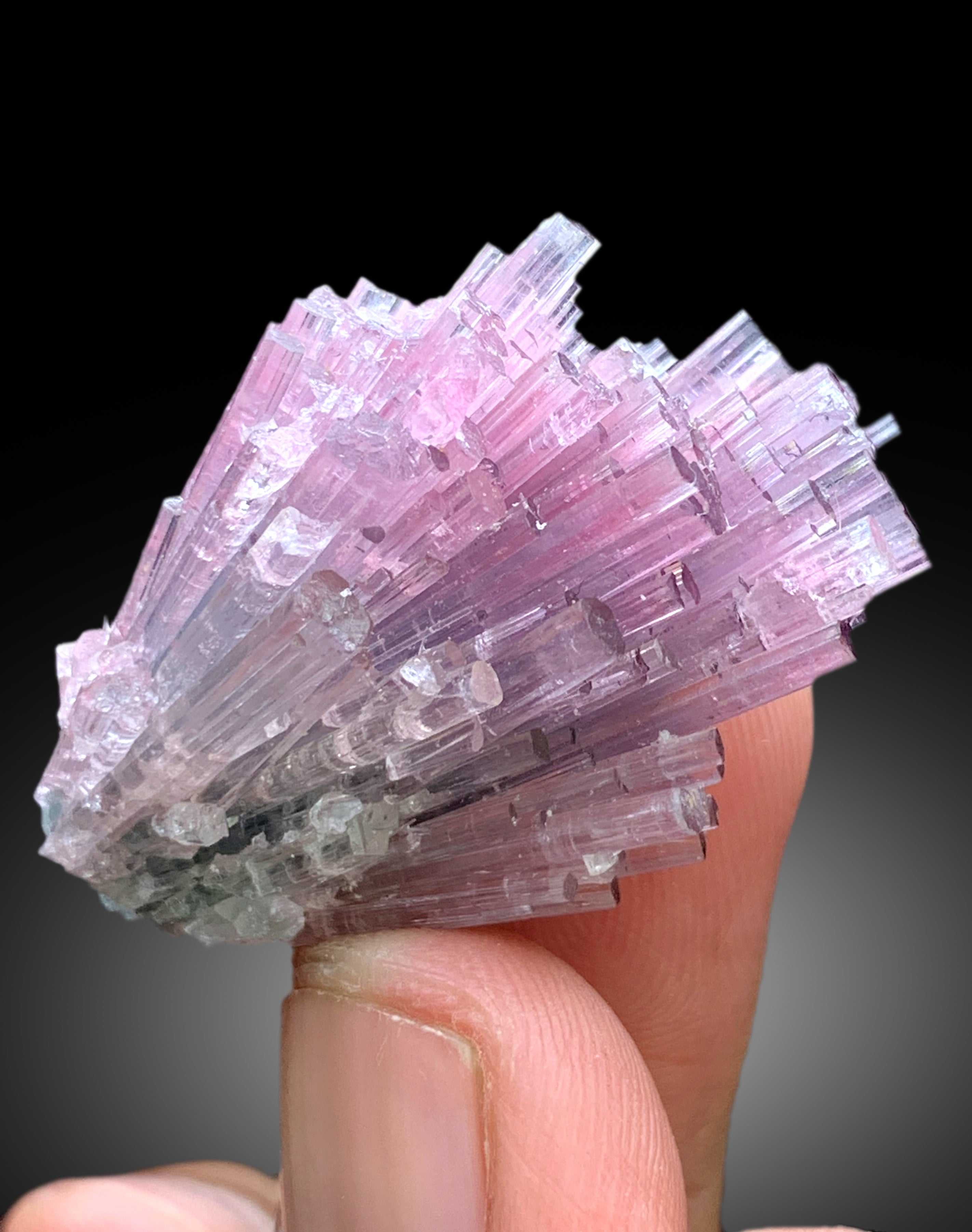 Cotton Candy Tourmaline Bunch, Tourmaline Cluster, Bicolor Tourmaline, Crystals Cluster, Paprok Tourmaline - 20 gram