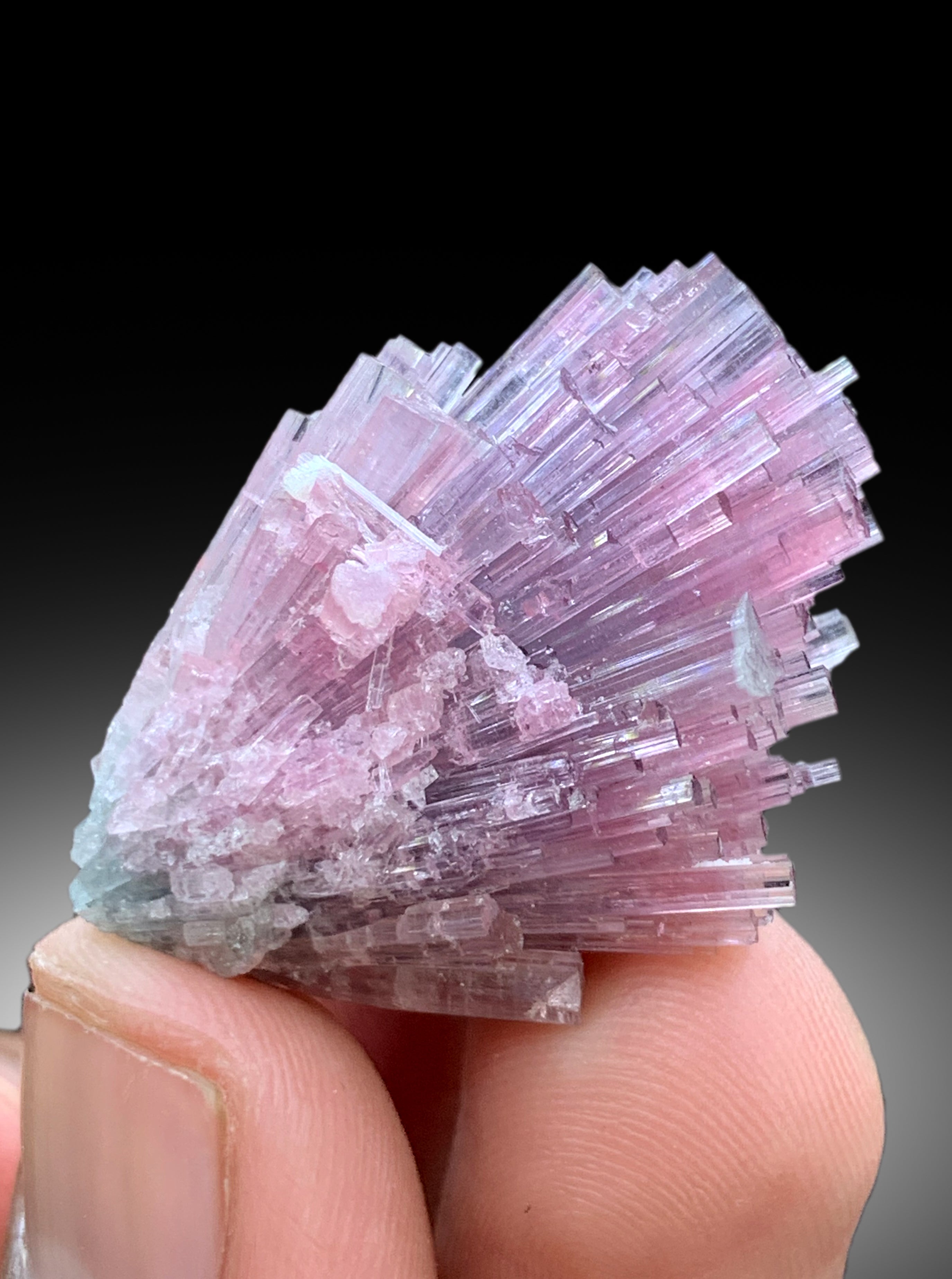 Cotton Candy Tourmaline Bunch, Tourmaline Cluster, Bicolor Tourmaline, Crystals Cluster, Paprok Tourmaline - 20 gram