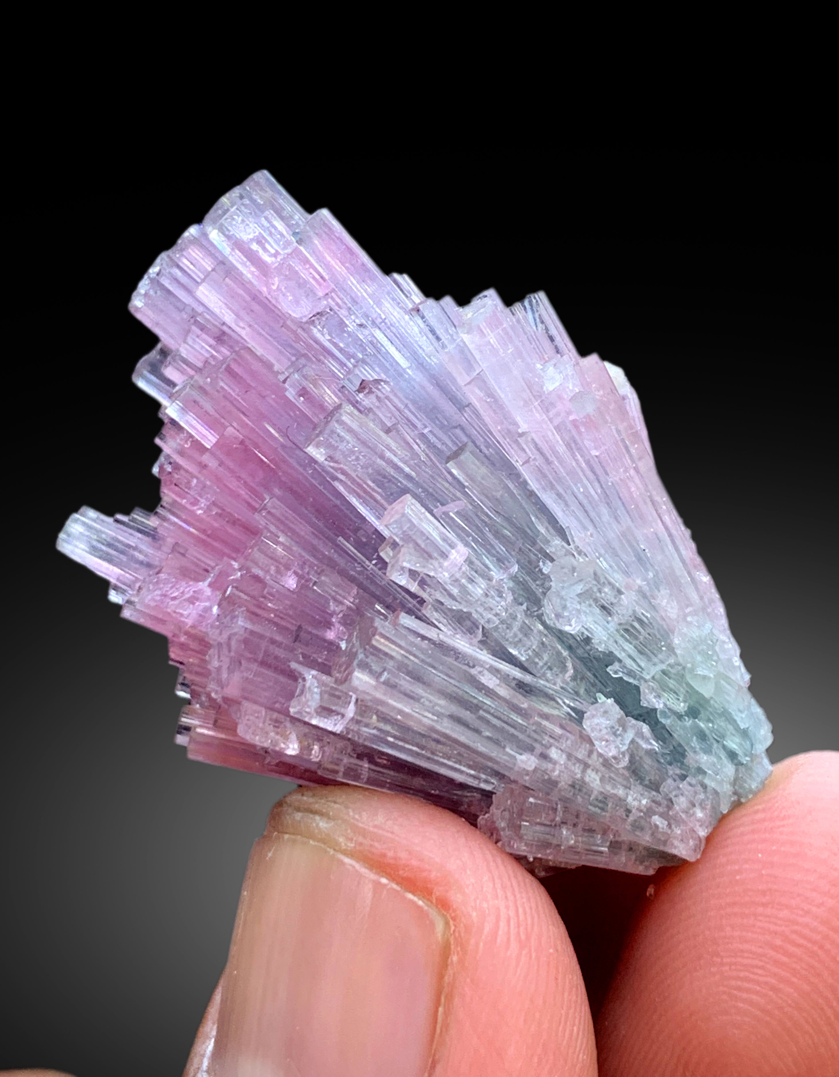 Cotton Candy Tourmaline Bunch, Tourmaline Cluster, Bicolor Tourmaline, Crystals Cluster, Paprok Tourmaline - 20 gram