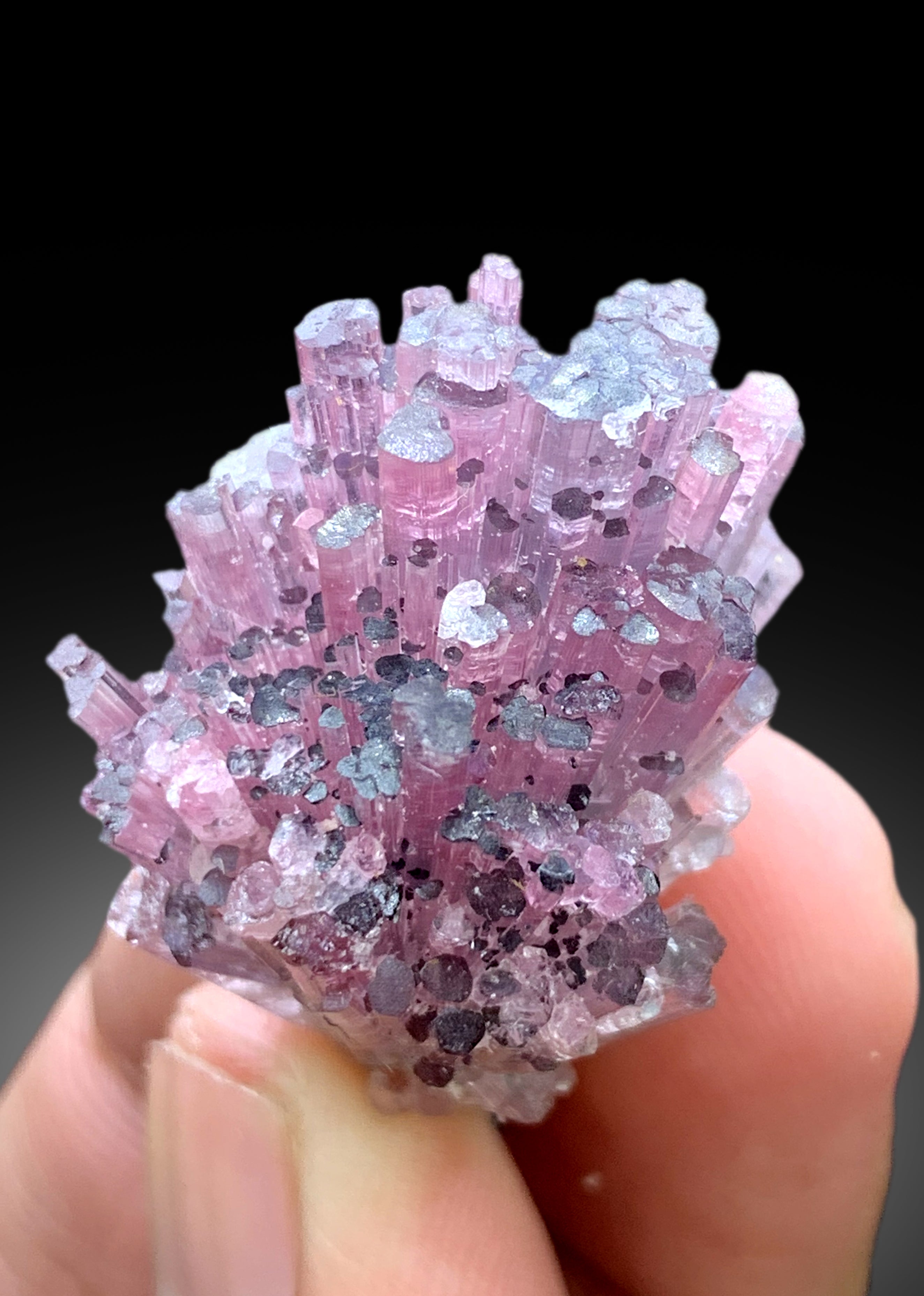 Cotton Candy Tourmaline Bunch, Tourmaline Cluster, Bicolor Tourmaline, Crystals Cluster, Paprok Tourmaline - 20 gram