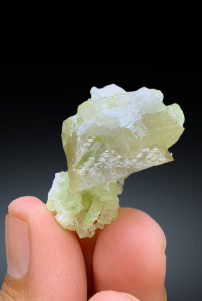 Rare Herderite with Green Tourmalines from Skardu Pakistan - 20 gram