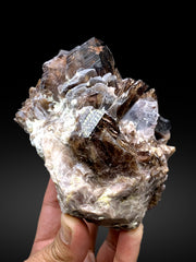 Natural Axinite Crystals on Matrix from Pakistan - 1110 gram